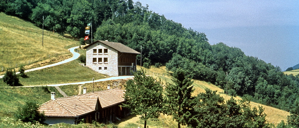 Das General Wille Haus ob Ifenthal. Schauplatz eines Jungwachtlagers mit Geländespiel, das zum Roman "Der goldene Eber" wurde 